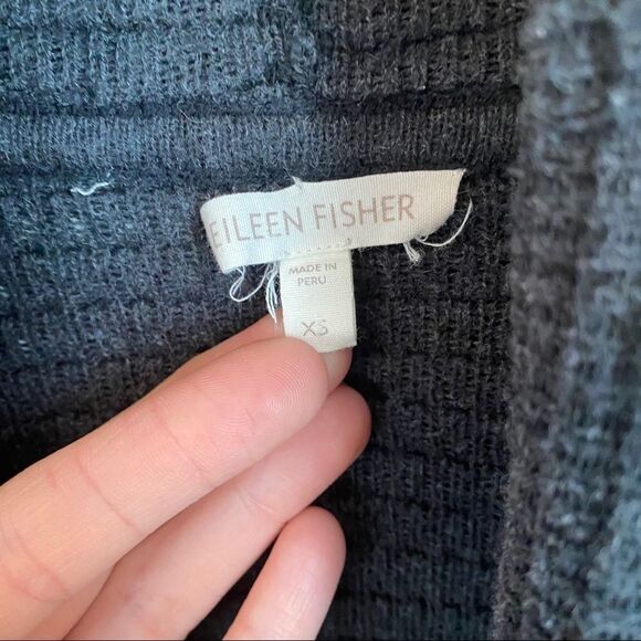 Eileen Fisher Open Front Cardigan Sweater - Picture 7 of 8